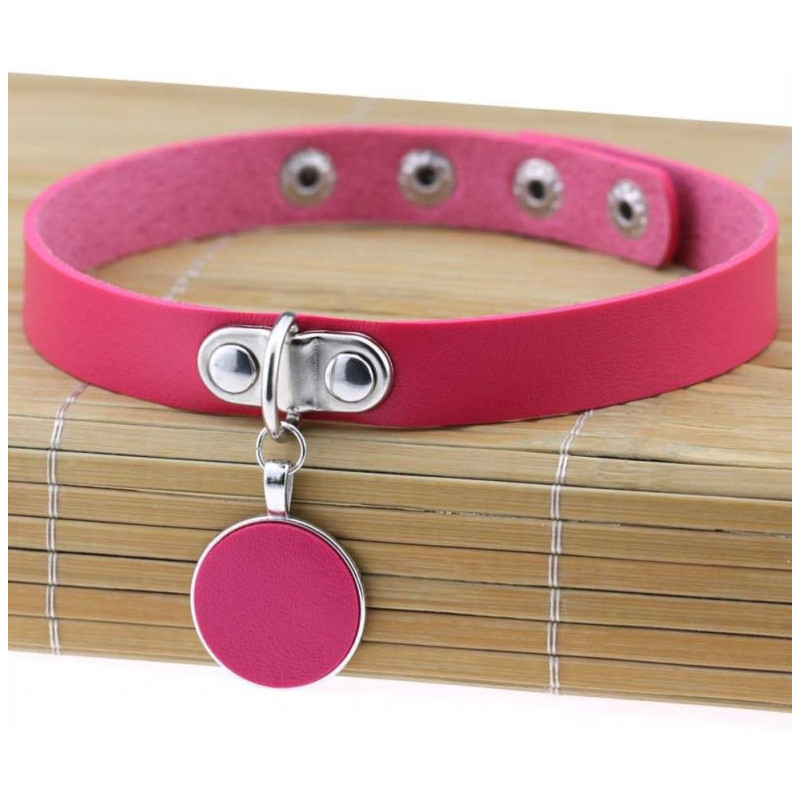 Joy Jewels Ras de cou Round Moon Rose